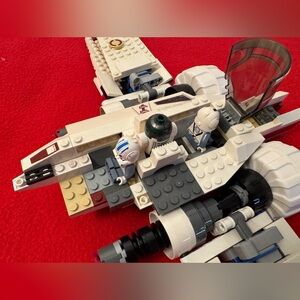 LEGO Star Wars ARC -170 Starfighter (8088) Incomplete with 3 Mini Figures (Read)